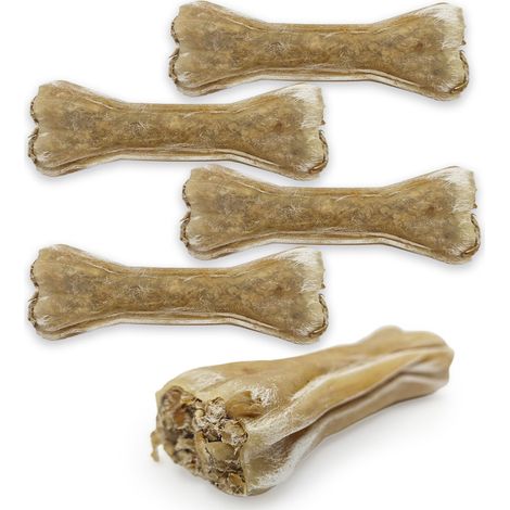 Set di 5 ossa funzionali con fagiano per cani Mersjo 13,5 cm - energia e digestione (1/5)
