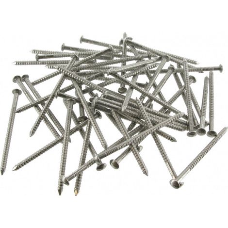 Pointes bombée inox A4 annelé en vrac 1kg NORFIX