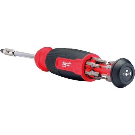 MILWAUKEE UNIVERSAL-SCHRAUBENDREHER MIT RATSCHE 14in1 TORX (1/5)