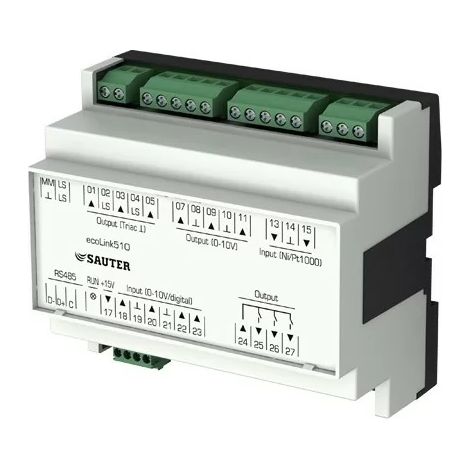 Sauter EY-EM511F001 Module E/S déporté ecoLinks511 - 24VAC - 0,5A