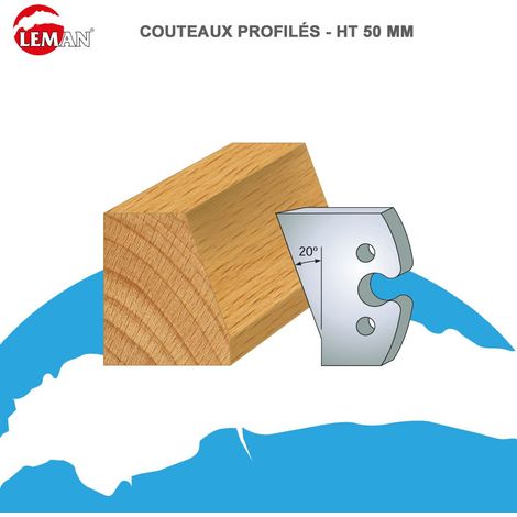 Jeux 2 contre-fers Classic PROFIL N°259 Haut. 48 Ep. 5,3mm