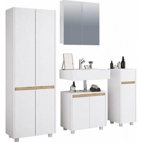 4-tlg. Badmöbel Set Komplett Cosila XL (1/2)