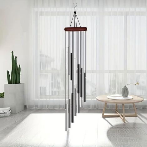 Campanelli eolici da esterno, campanelli metallici sospesi con suono cristallino, regalo decorativo per la casa, patio, giardino, cortile, camera da letto, balcone, decorazione