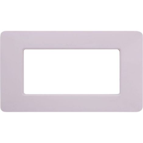 Placca Interruttore Luci Bianca Compatibile Matix 4 Moduli C8804 (1/5)
