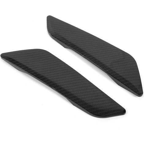 2x Déflecteurs d'air latéraux pour passages de roues, Remplacement avant/arrière, Compatible Série 5 G30 2017-2020, Style fibre de carbone, Lot de 2 pièces. (1/5)