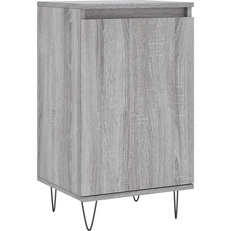 Credenza cassettiera mobile contenitore organizer cucina soggiorno salotto sonoma 40 x 35 x 70 cm legno ingegnerizzato grigio 020036355