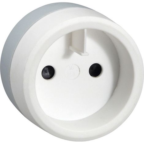 Legrand – Adaptateur de voyage 2P 16A 230V – Fiche standard français vers prise standard américain – Sortie 16A, puissance 1380W, éclips de protection