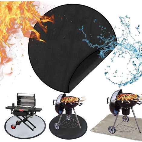 Camping en plein air barbecue tissu de protection résistant aux hautes températures tissu ignifuge poêle tapis de sol tapis de foyer tapis résistant à l'humidité tapis de pique-nique (1/5)