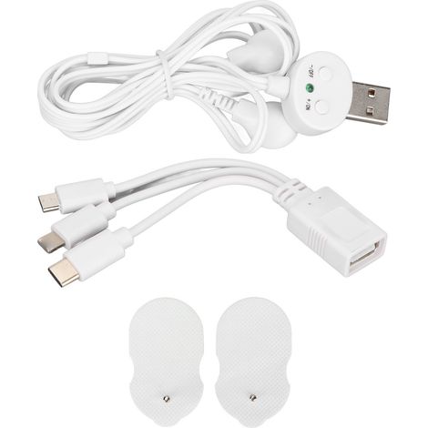 Mini Masseur Électronique à Impulsions USB Rechargeable, Stimulateur Musculaire Portable Anti-Douleur pour Bureau Maison Adultes (1/5)