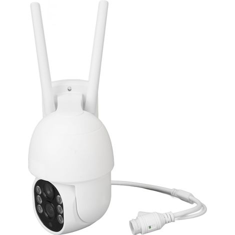 WLAN-Überwachungskamera für den Außenbereich mit 2 Zoomobjektiven, PTZ-Neigung 350°, Schwenkbereich 90°, 1080p-Farbauflösung und Nachtsicht, 110–240-V-EU-Stecker (1/5)