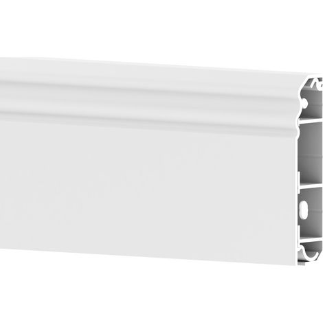GGK – Plinthe électrique Belle Epoque 1,50 m – Design classique pour cacher câbles – Revêtement glossy facile à nettoyer – NF sécurité