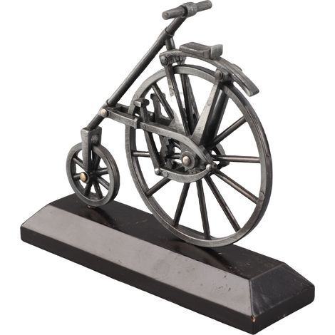 Ornements de maquettes de vélos à faire soi-même, simulation de grandes et petites roues, en alliage, pour la maison ou le bureau, collection, cadeau, décoration (1/5)