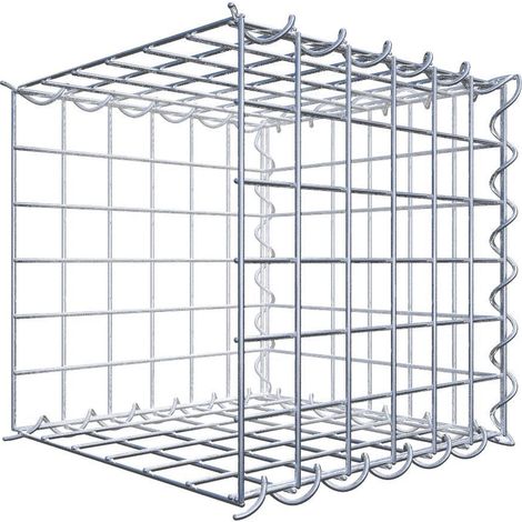 Gabiondeco - Gabion - Element de prolongation en longueur 30 cm x 30 cm x 30 cm (L x H x P). maille 5 x 5 cm. Spirale. Avert.: il manque une grille - Made in Germany (1/5)