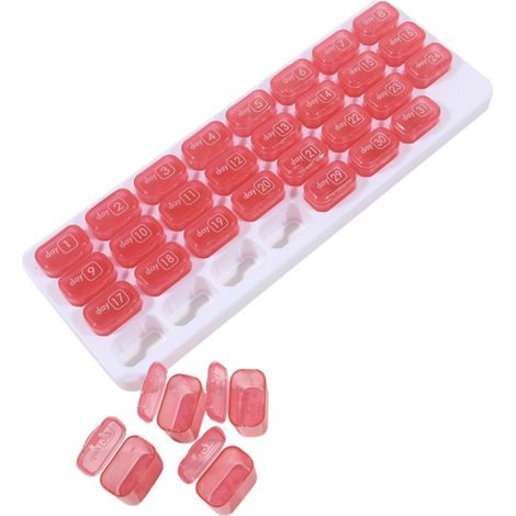 Kit medico pratico per la somministrazione mensile di dosi (31 scomparti) (1/5)