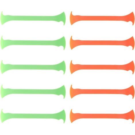 Ensemble 10 Pièces Outils pour Pose Film Vinyle Automobile, Raclette Plastique Orange et Verte Double, Grattoir Bordure Précis pour Teinte Vitres Voiture, Application (1/4)
