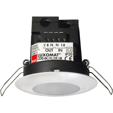 CdS-FP détecteur crépusculaire tout ou rien faux plafond LUXOMAT 92249 (1/3)