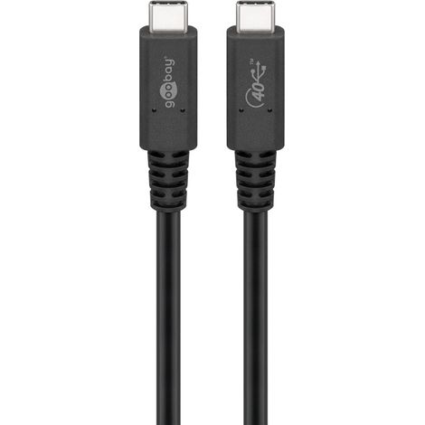 Câble USB4 40 Gb/s, PD 100 W, 8K 60 Hz, 1,0 m (1/5)