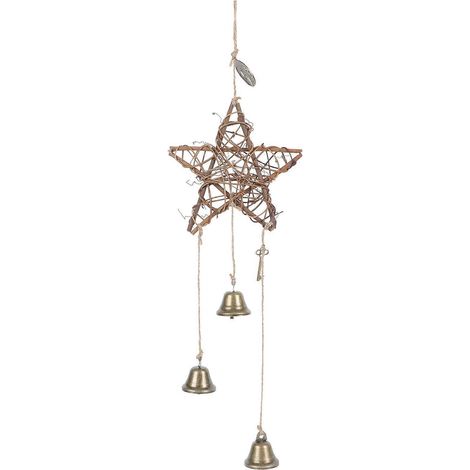 Cloche de bénédiction murale décorative et créative pour la maison et le jardin (1 pièce)-55x15cm-Coffee (1/3)