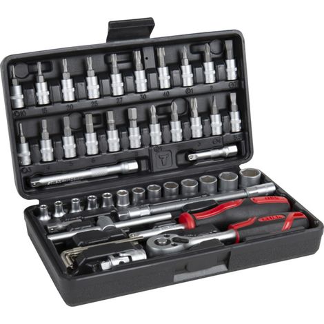 Jeu de douilles STIER 1/4"  48 pièces