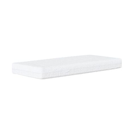 Lit de jour avec matelas couleur crème (80 × 200 cm, tissu), tissu doux et respirant, pour chambre, décor moderne, facile à assembler (1/5)