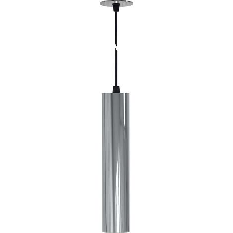 Lampada a Sospensione Atmos 7 Beneito & Faure, Tubolare Argento, Tecnologia Switch 2700K/3200K/4000K, Ottiche 15º/38º/60º Regolabili (1/5)