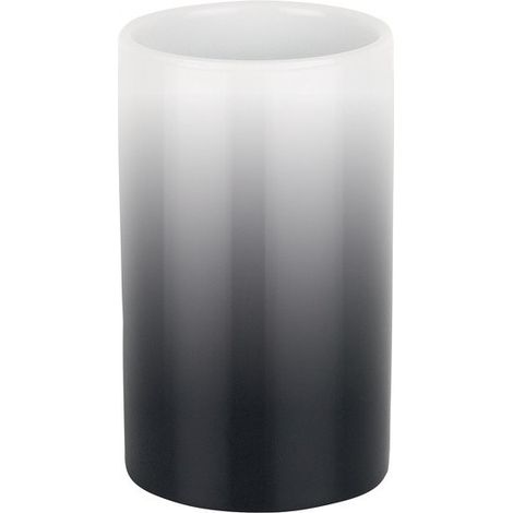 Gobelet Céramique TUBE GRADIENT Noir Spirella (1/2)