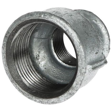 Raccord en fonte malléable manchon réduit 1 1/4’’ x 3/4’’ FF/FF