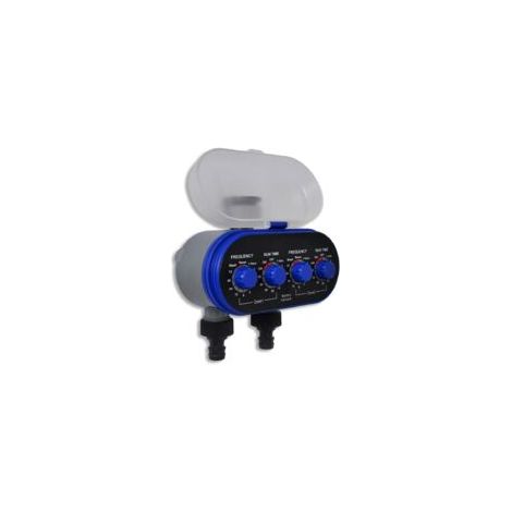 Minuterie d'arrosage automatique électronique de jardin Double sortie-snq (1/5)