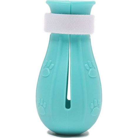 Protège-griffes pour chats, chaussures anti-griffures ajustables, bottes de bain pour chats, protection des griffes, accessoires pour animaux, lot de 4, bleu clair (1/5)