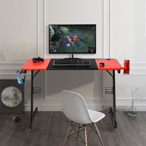 Bureau de jeu à surface en fibre de carbone en forme de Z (1/5)
