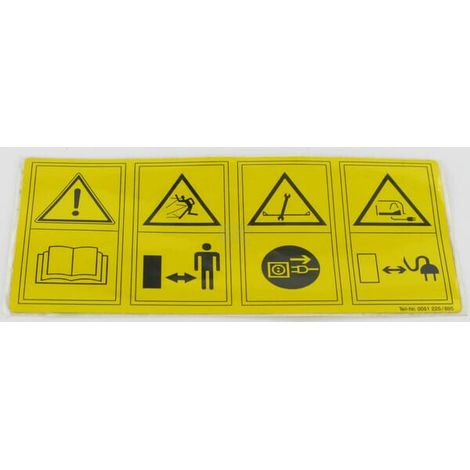 Decalcomania di sicurezza WOLF-GARTEN 0051225