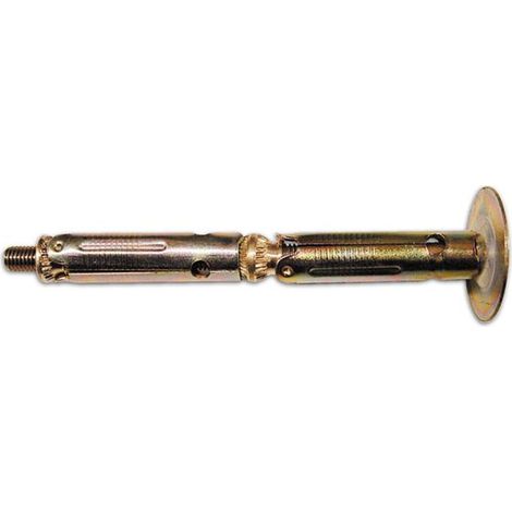 Tassello Tasselli in Acciaio Doppia Espansione a Vite M5  xL. 9x80 mm 100 Pz