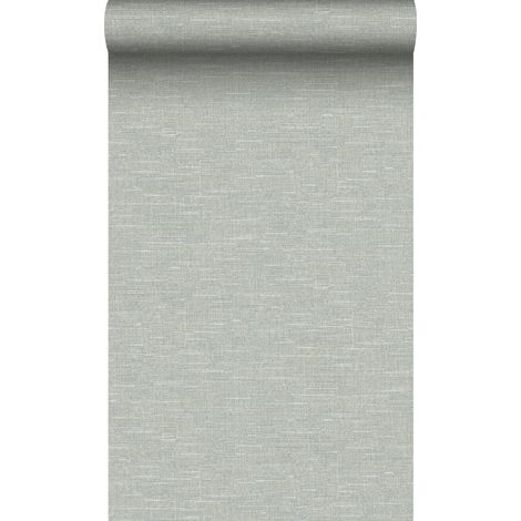 papier peint lin bleu gris - Origin Wallcoverings (1/5)
