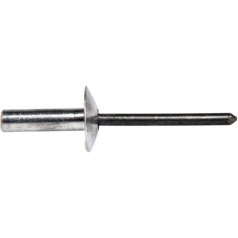 250 Rivets Aveugles Etanches Tête Large GOSTOP AL/AC TL 4.8 x 13 mm - Aluminium/Acier - D-Work