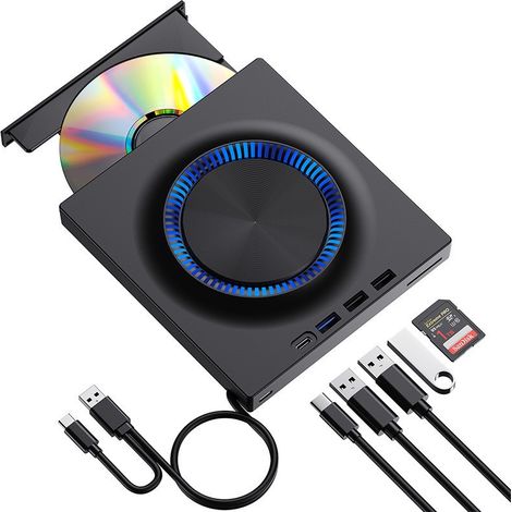 Lecteur/graveur CD/DVD externe USB 3.0 (1/5)