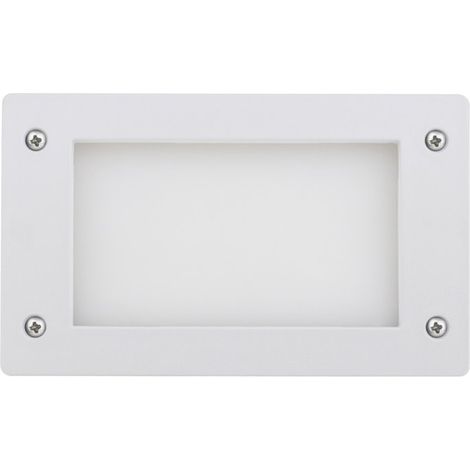 Foco empotrable de pared DEVON Rectangle S GX53 3,20 W 405/410/410 lm 3000 K/4000 K/6500 K CRI80 IP66 Blanco (1/2)