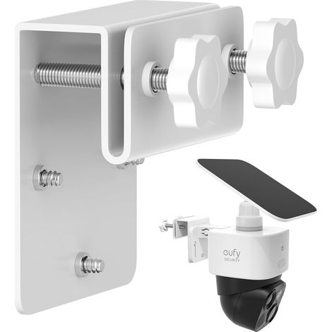 Support de gouttière en acier inoxydable pour S340, 4G LTE Cam S330 et SoloCam E30 – Vis inoxydables, montage sans outil (1/5)