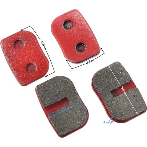 Bremsbeläge (vorne und hinten) für Pocket Bike Mopeds (1/3)