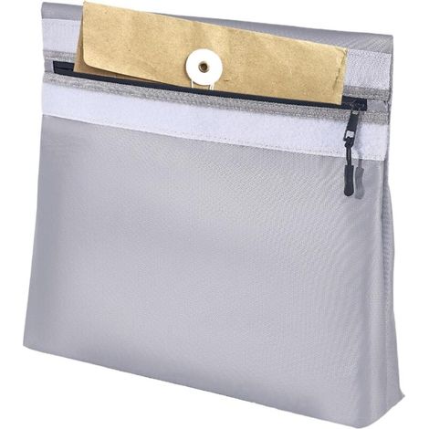 Bolsa ignífuga para documentos, bolsa de dinero impermeable e ignífuga, bolsa isotérmica para documentos, bolsa de dinero ignífuga, bolsa de archivo ignífuga, monedero ignífugo
