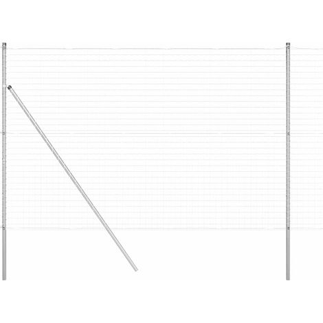 Maison Exclusive - Ground Fix Geschweißter Drahtzaun 10 x 1,5 m (