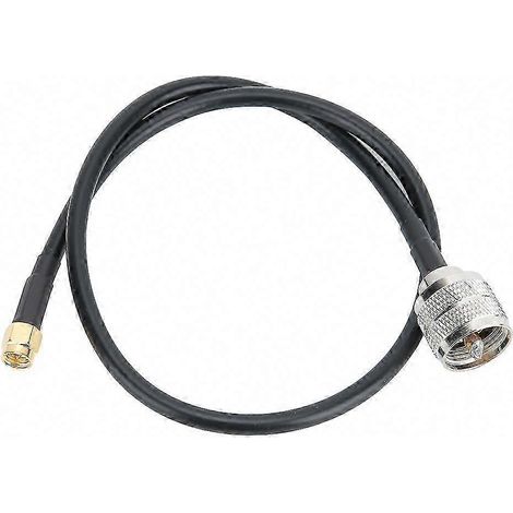 SMA-Stecker auf UHF PL259-Stecker Adapterkabel, Kupferkern, UV-beständiger und flexibler PVC-Außenmantel (1/3)