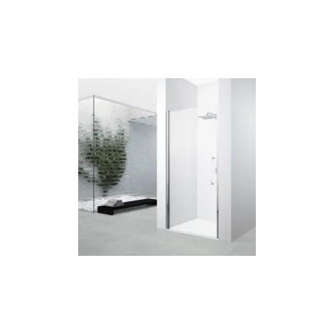 Porte de Douche 67-71cm Pivotante NOVELLINI Young 2 1B Satiné Chrome - Y21B67-4K