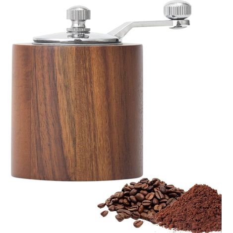Moulin à poivre manuel - Pot de sel en bois, épaisseur d'épices (1/5)