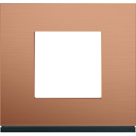 Plaque gallery 1 poste matiere copper alu (WXP4602)