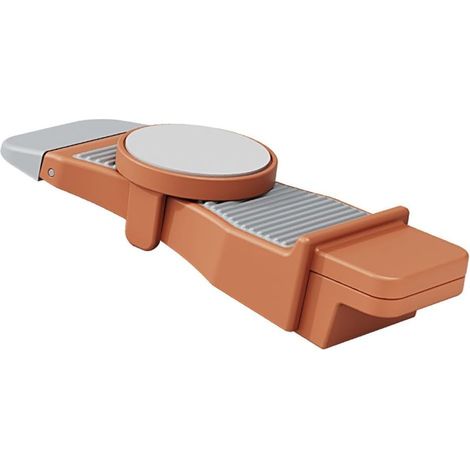 Adjustable Door Wedge with Storage, 12.8cm, Anti-Slip (Orange) (1/5)