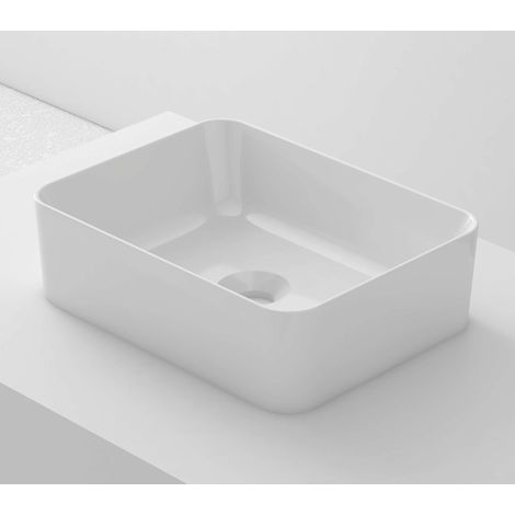 Lavabo à poser RT4030 céramique 40,5x13x30 cm blanc (1/5)