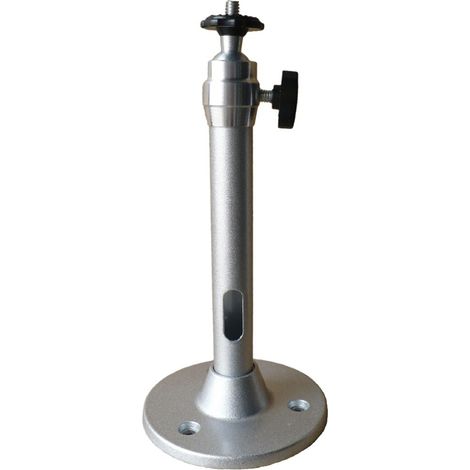 Support de Plafond en Alliage d’Aluminium pour Vidéoprojecteur et Caméra de Surveillance – Support de Fixation Réglable pour Mini Projecteur 1 Pièce, Argent
