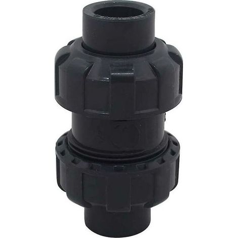Clapet anti retour a boule 20 25 32 40 50 63mm clapet piscine clapet antiretour anti refoulement pvc vanne soupape anti retour (Diamètre intérieur 32mm) (1/4)