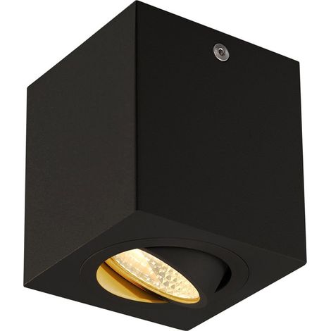 SLV 113940 Plafón TRILEDO SQUARE CL LED 3000K Cuadrado Negro Mate 38° 6,2 W Driver incl. (1/4)