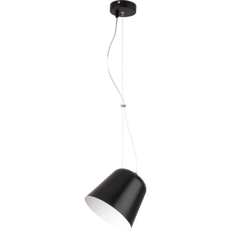 Hängelampe Schwarz E27 Metall Modern Pendelleuchte
